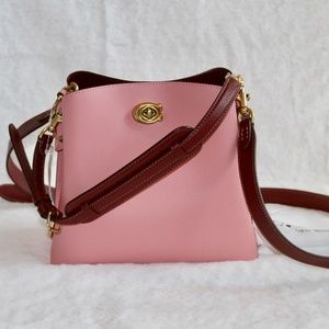 NWT COACH Willow Bucket Bag Leather Purse Handbag